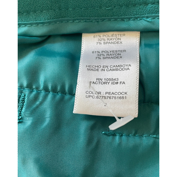 3-FOR-$30 Narciso Rodriguez DesigNation Sz 2 Crepe Tuxedo Pants Blue w/Stripe - Picture 10 of 11